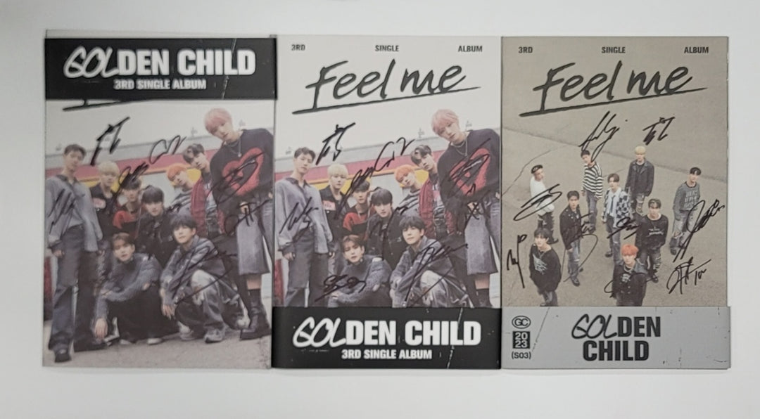 Golden Child 3rd Single "Feel Me" - Hand Autographed(Signed) Promo Album [23.11.06] - HALLYUSUPERSTORE