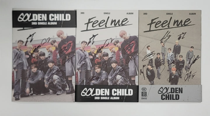 Golden Child 3rd Single "Feel Me" - Hand Autographed(Signed) Promo Album [23.11.06] - HALLYUSUPERSTORE