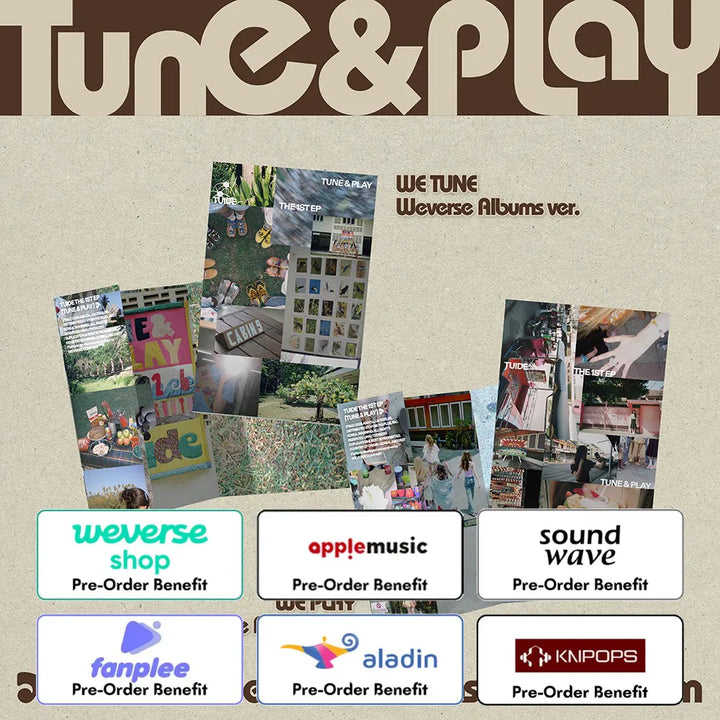 [Pre-Order] TUIDE - The 1st EP [TUNE &amp; PLAY] (Weverse Albums ver.) + Pre-Order Benefit (Choose Version)