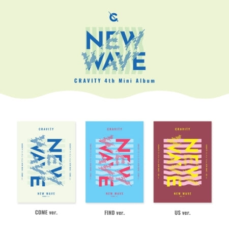 [B2B] CRAVITY - NEW WAVE (4th Mini Album) (US Ver.) / (us. ver) 크래비티 (CRAVITY) - NEW WAVE (4TH 미니앨범)
