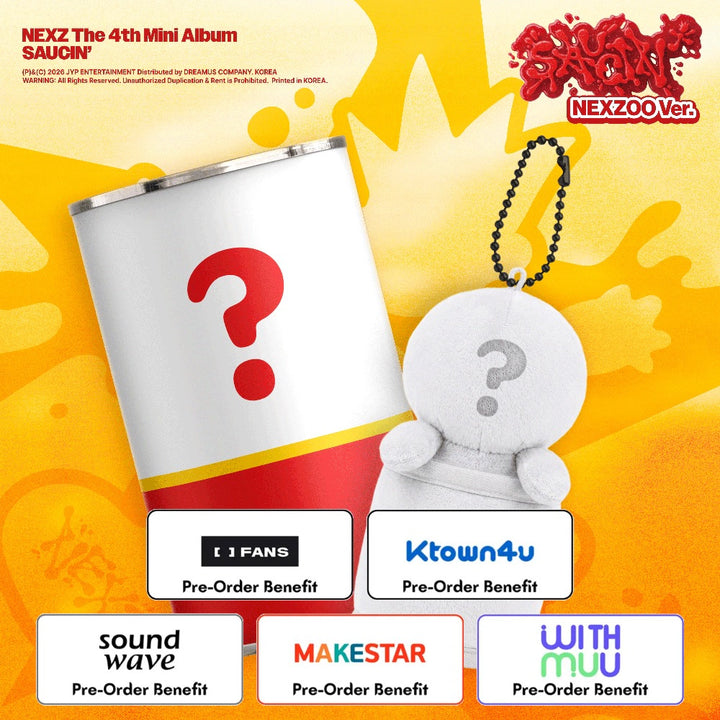 [Pre-Order] NEXZ - 4th Mini Album [SAUCIN] (NEXZOO Ver.) + Pre-Order Benefit (Choose Version)