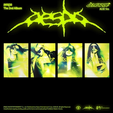 [B2B] aespa - Vol. 2 [LEMONADE] (ACID Ver.) / [음반사 도매] 에스파 (aespa) - 정규 2집 [LEMONADE] (ACID Ver.) 4종 중 랜덤