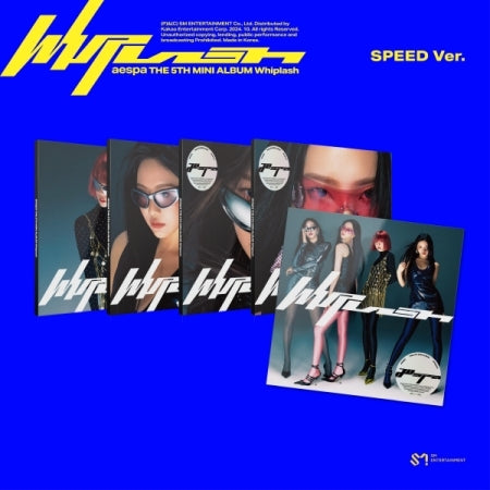 [B2B] aespa (aespa) - 5th Mini Album [Whiplash] (SPEED Ver.) Random / [쇼핑몰](단체)에스파 (aespa) - 미니 5집 [Whiplash] (SPEED Ver.) 랜덤