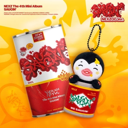 [B2B] NEXZ - Mini Album Vol. 4 [SAUCIN’] NEXZOO Ver. / 쇼핑몰) NEXZ (넥스지) - 미니 4집 [SAUCIN’] NEXZOO Ver.