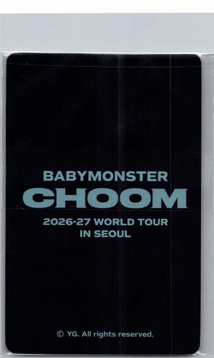 BABYMONSTER -"2026-27 BABYMONSTER WORLD TOUR" [CHOOM] Pop-Up Store MD Event Photocard [26.06.22]
