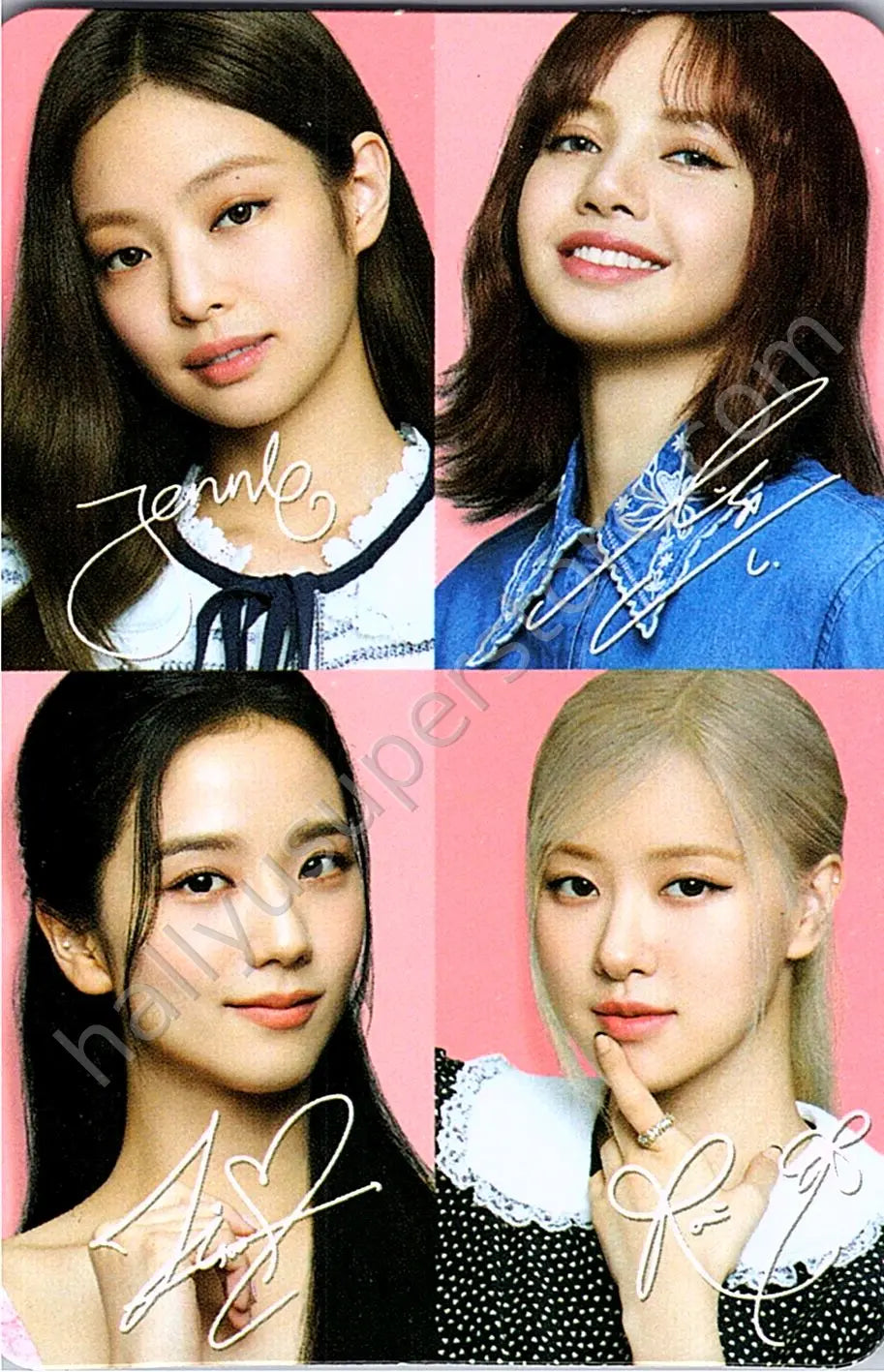 BLACKPINK - Unit - BLACKPINK x Oreo brand collaboration mini photocard