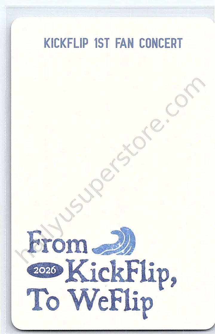 KickFlip - Minje - KickFlip - Minje - From KickFlip to WeFlip, 1st Fan Concert Event broadcast busan