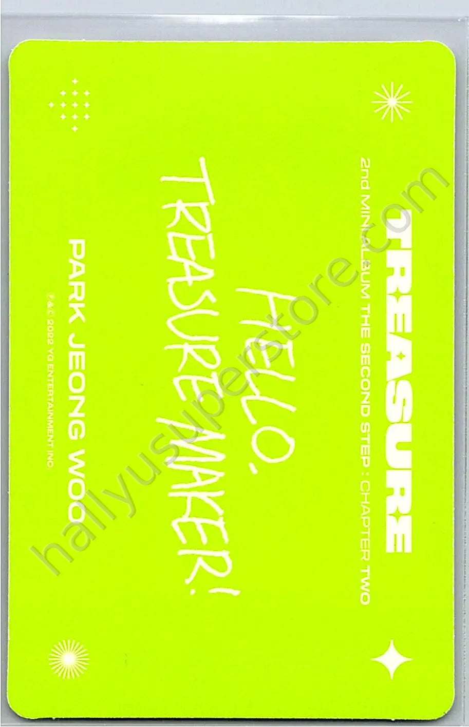 TREASURE - Park Jeongwoo - THE SECOND STEP : CHAPTER TWO