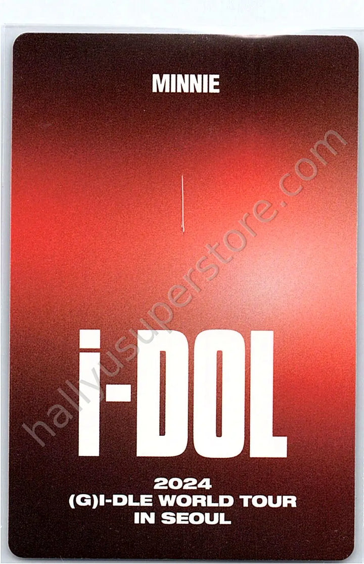 i-dle - Minnie - 2024 World Tour [i-DOL] Blu-Ray &amp; DVD bluray version