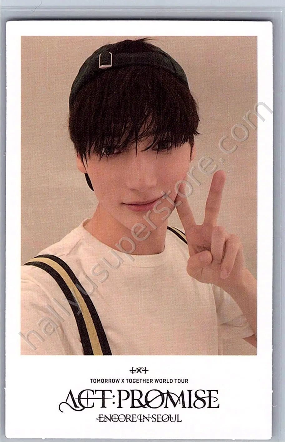 TOMORROW X TOGETHER - Huening Kai - ACT:PROMISE ENCORE IN SEOUL pob (pre-order benefit) polaroid weverse global shop (wvg)