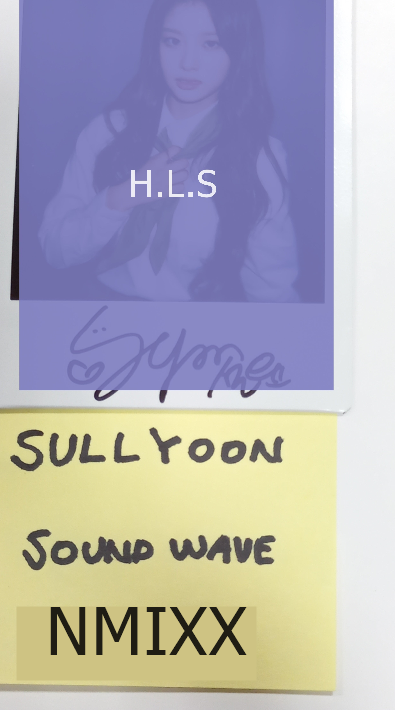 Sullyoon (Of NMIXX) "A Midsummer NMIXX’s Dream" - Hand Autographed(Signed) Polaroid [23.09.11] - HALLYUSUPERSTORE