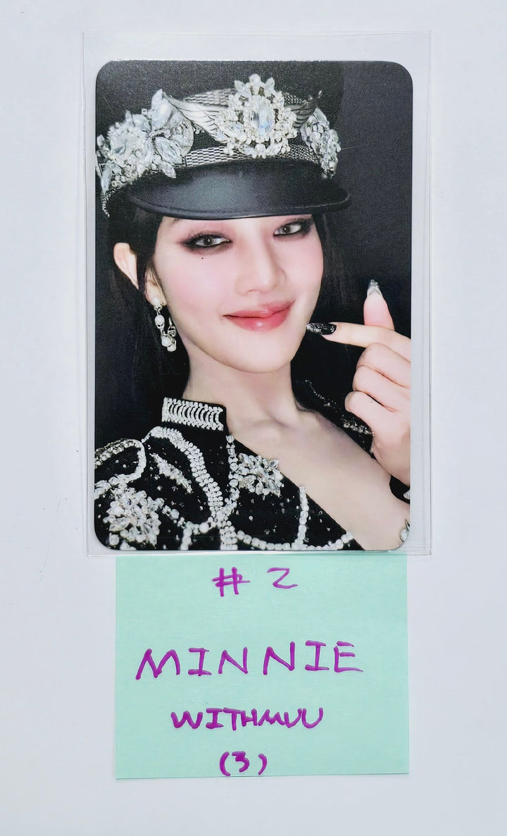 (g) I-DLE "2" 2nd Full Album - Withmuu Fansign Event Photocard [24.3.6] - HALLYUSUPERSTORE
