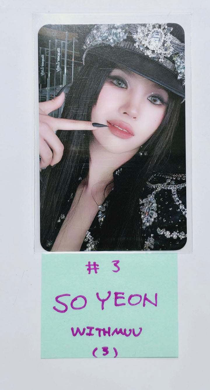 (g) I-DLE "2" 2nd Full Album - Withmuu Fansign Event Photocard [24.3.6] - HALLYUSUPERSTORE