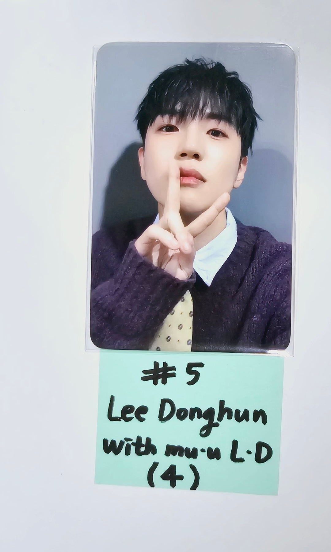 A.C.E My Girl : “My Choice” - Withmuu Lucky Draw Event Photocard [24.3.6] (Restocked 3/8) - HALLYUSUPERSTORE