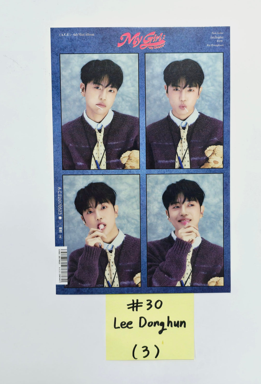 A.C.E My Girl : “My Choice” - Official Photocard [24.3.6] - HALLYUSUPERSTORE