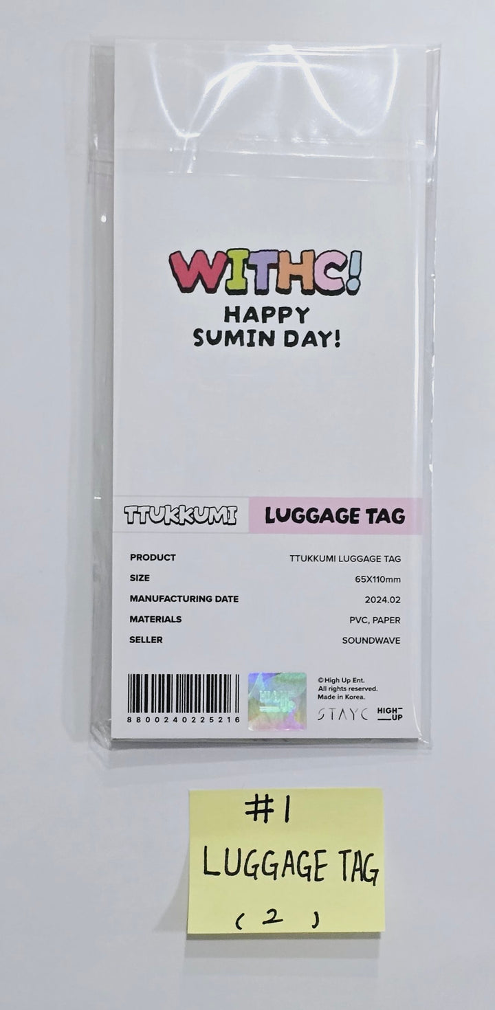 StayC - StayC Sumin Birthday Official MD [Ttukkumi Mega Cushion, Luggage Tag, Hair Band, Pillow, Pajama] [24.3.7] - HALLYUSUPERSTORE