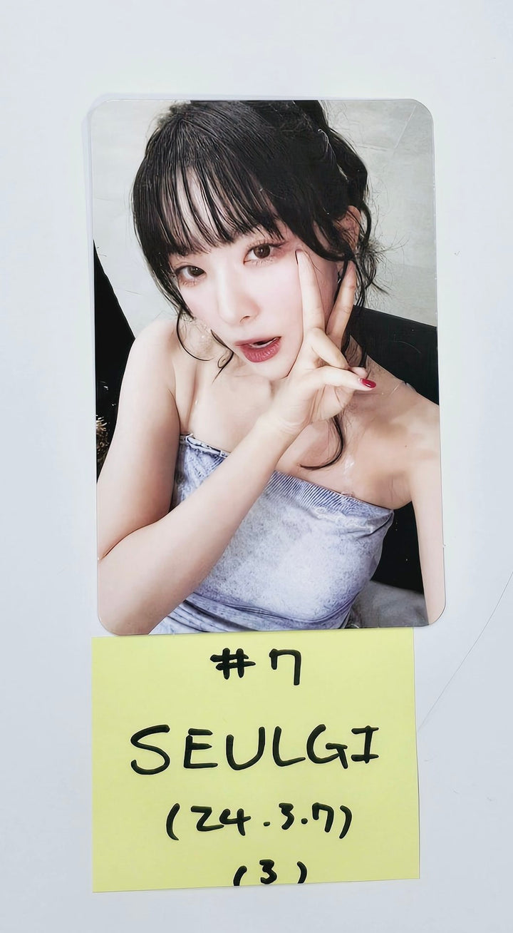 Red Velvet "Chill Kill" - Official Trading Photocard [A+B Ver.] [24.3.7] - HALLYUSUPERSTORE