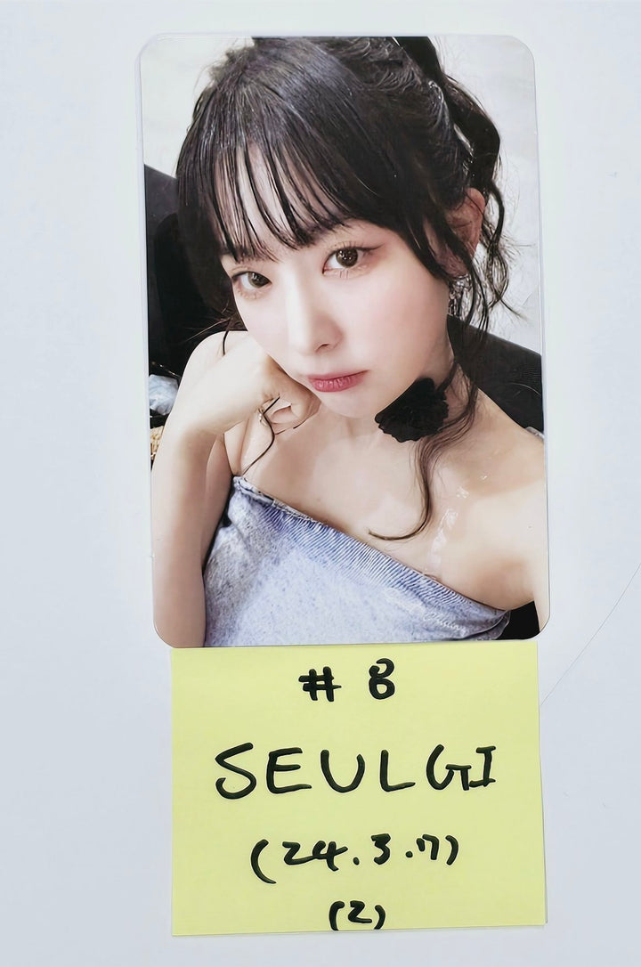 Red Velvet "Chill Kill" - Official Trading Photocard [A+B Ver.] [24.3.7] - HALLYUSUPERSTORE