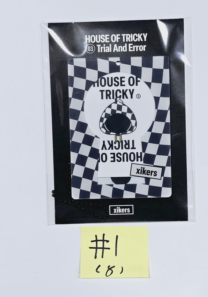 Xikers "HOUSE OF TRICKY : Trial And Error" - Official MD [Acrylic Stand &amp; Sticker, Acrylic Photocard Holder] [24.3.11] - HALLYUSUPERSTORE