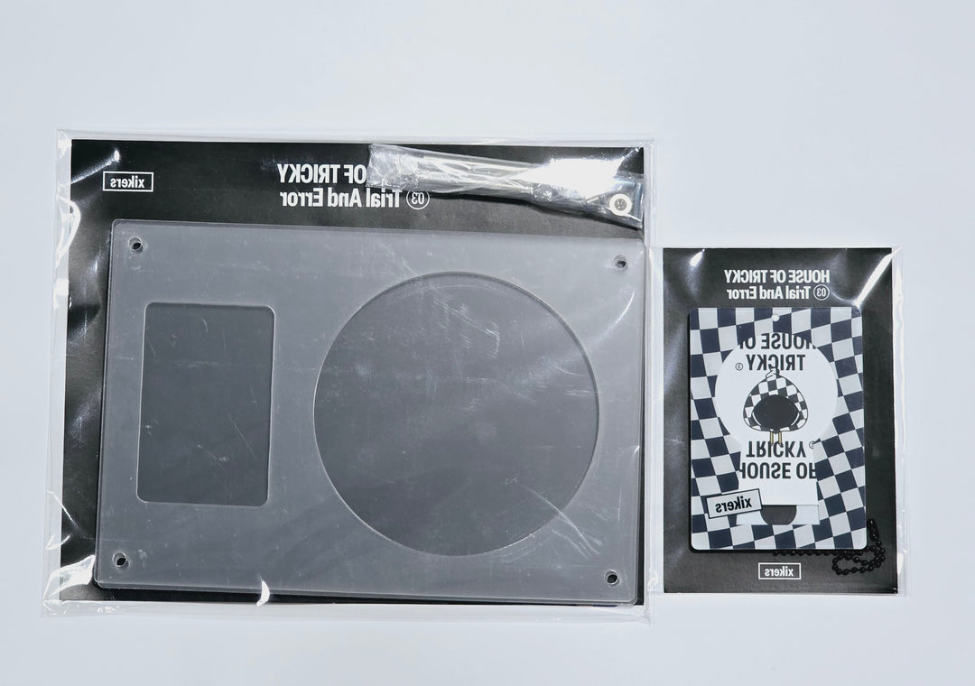 Xikers "HOUSE OF TRICKY : Trial And Error" - Official MD [Acrylic Stand & Sticker, Acrylic Photocard Holder] [24.3.11] - HALLYUSUPERSTORE