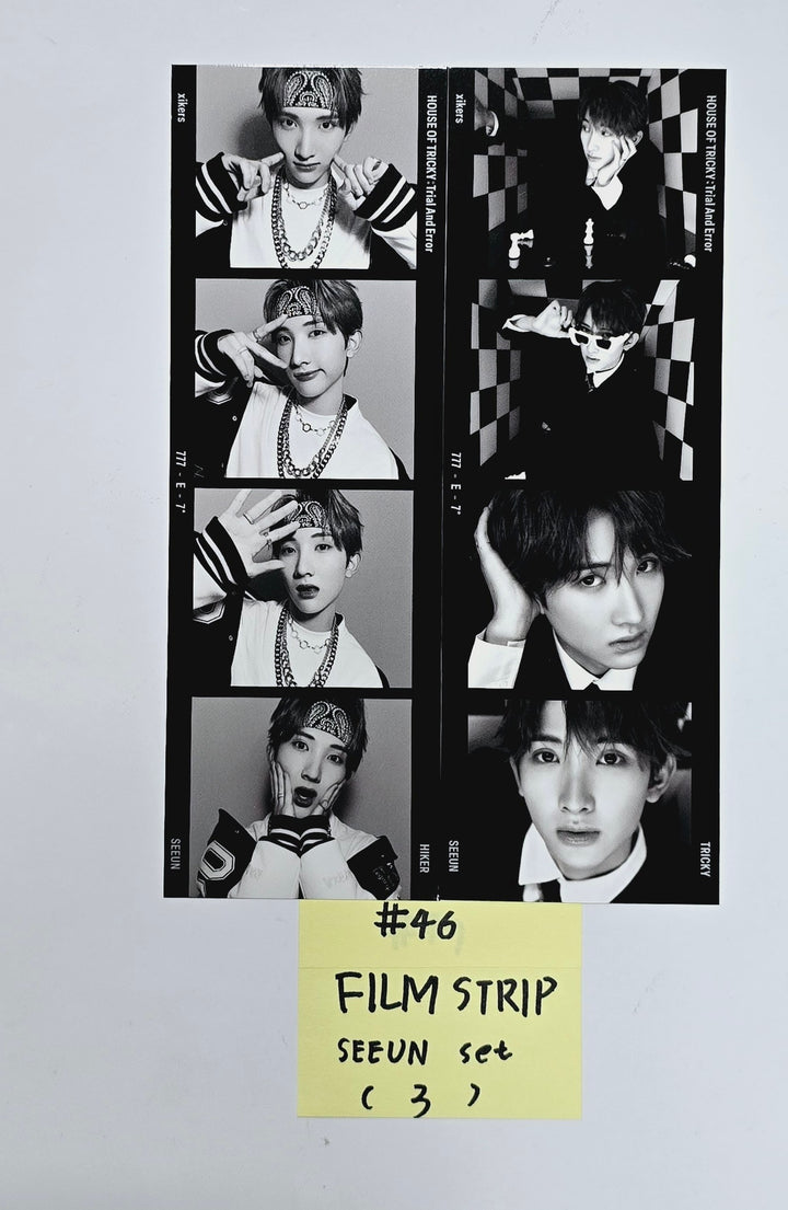 Xikers "HOUSE OF TRICKY : Trial And Error" - Official Photocard, Film Strip [24.3.12] - HALLYUSUPERSTORE