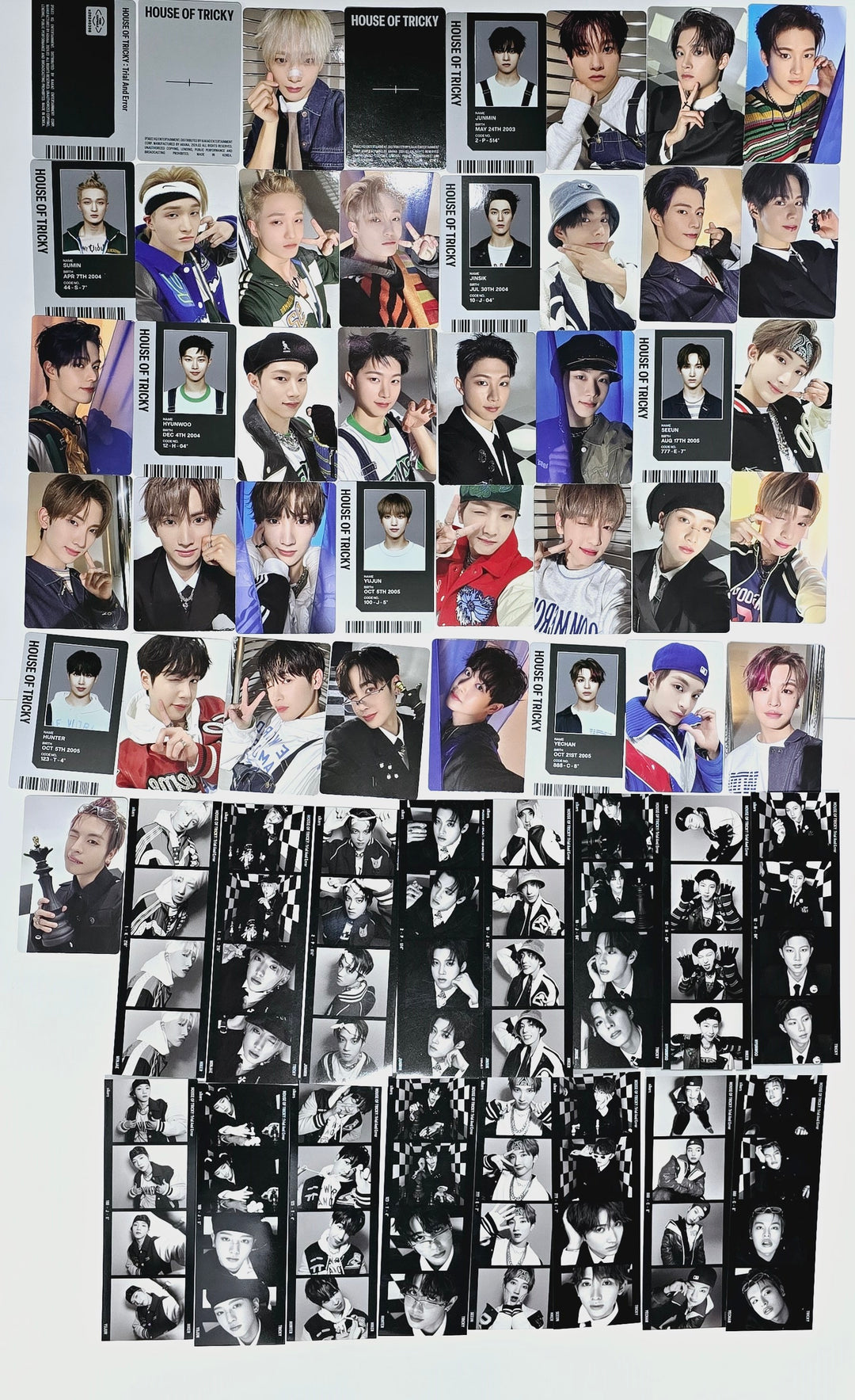 Xikers "HOUSE OF TRICKY : Trial And Error" - Official Photocard, Film Strip [24.3.12] - HALLYUSUPERSTORE