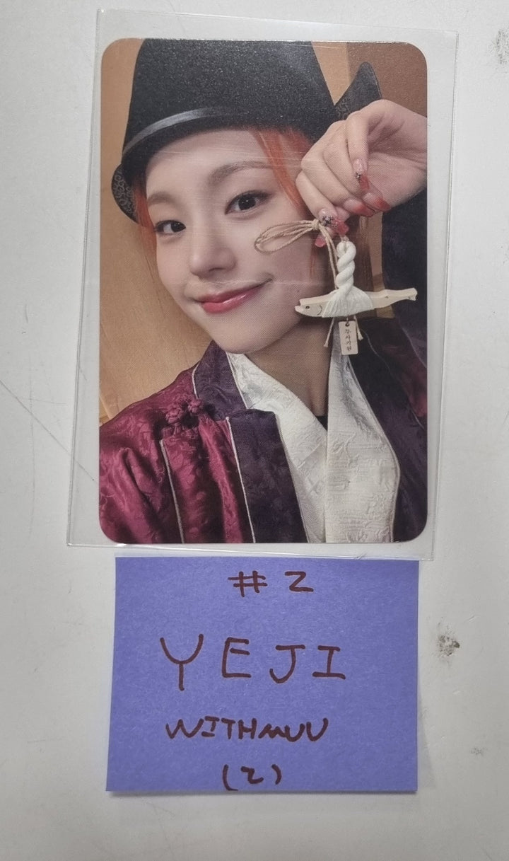 ITZY "BORN TO BE" - Withmuu Fansign Event Photocard Round 3 [24.3.13] - HALLYUSUPERSTORE