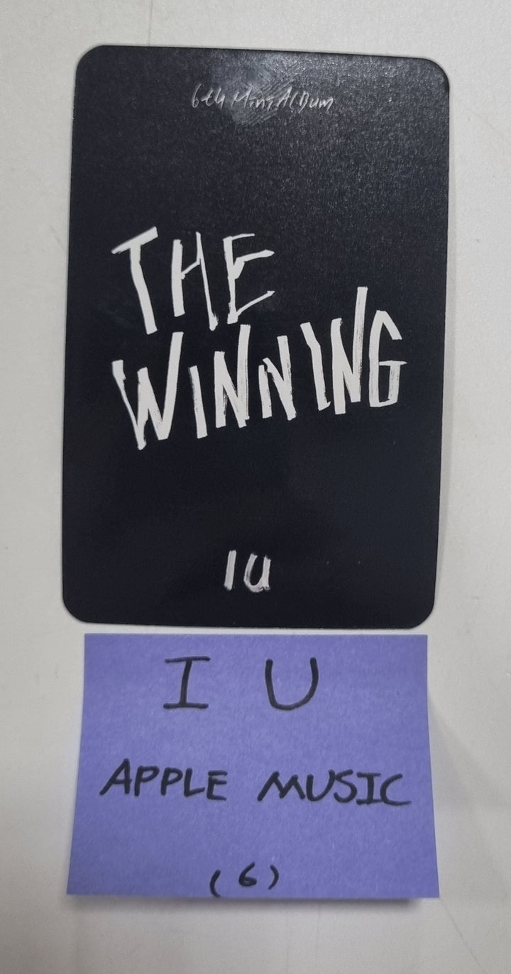 IU "The Winning" - Apple Music Fansign Event Photocard [24.3.13] - HALLYUSUPERSTORE