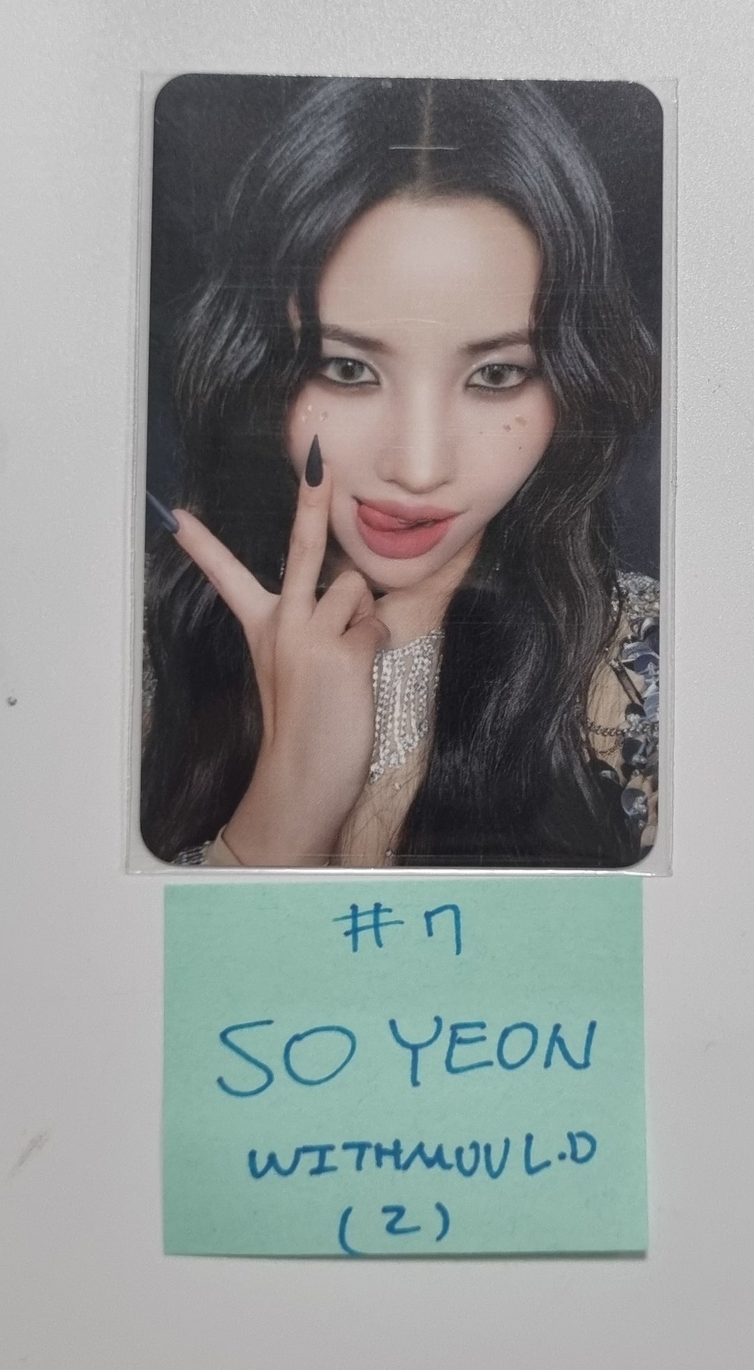 (g) I-DLE "2" 2nd Full Album -  Withmuu Luckydraw Event Photocard [24.3.20] - HALLYUSUPERSTORE