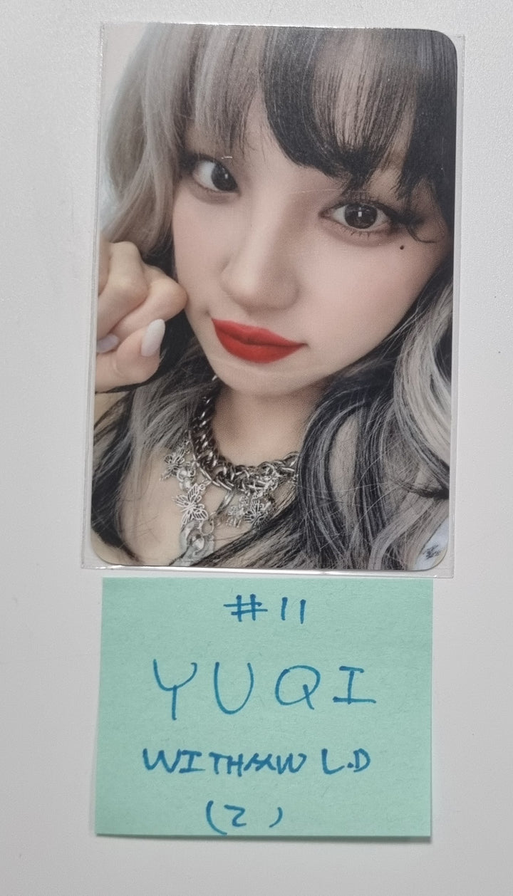 (g) I-DLE "2" 2nd Full Album -  Withmuu Luckydraw Event Photocard [24.3.20] - HALLYUSUPERSTORE