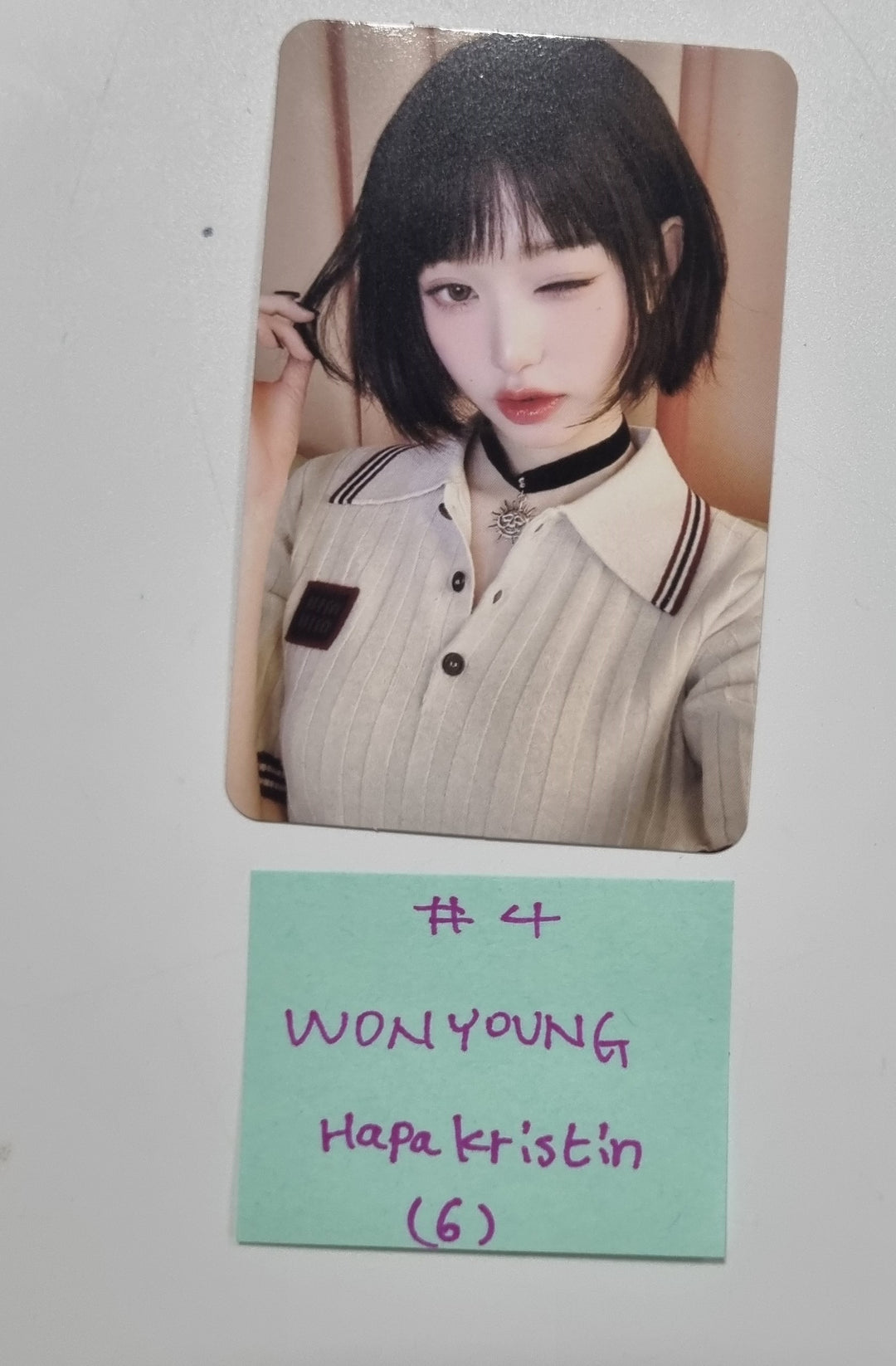 Wonyoung (Of IVE) Hapa X Jang Won Young - Hapa Kristin Event Photocard Ver.5 [24.3.20] - HALLYUSUPERSTORE