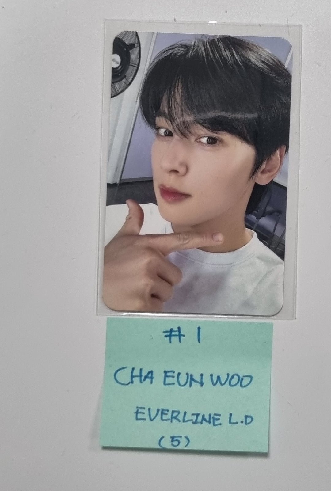CHA EUN-WOO (Of ASTRO) "ENTITY" - Everline Lucky Draw Event Photocard [24.3.20] - HALLYUSUPERSTORE