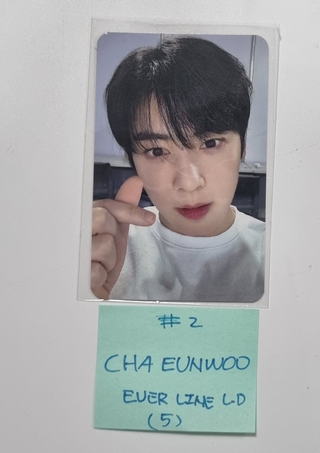 CHA EUN-WOO (Of ASTRO) "ENTITY" - Everline Lucky Draw Event Photocard [24.3.20] - HALLYUSUPERSTORE