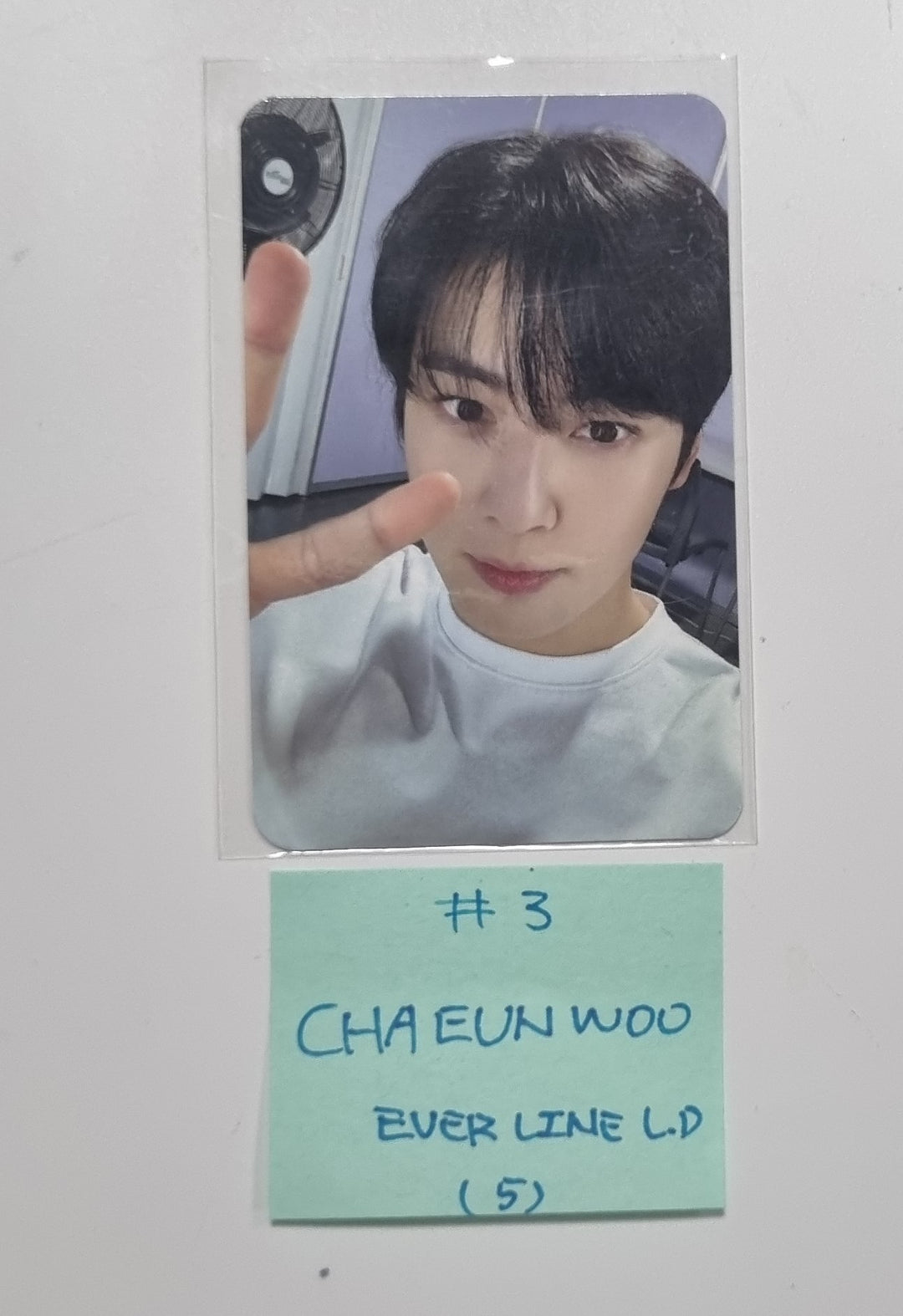 CHA EUN-WOO (Of ASTRO) "ENTITY" - Everline Lucky Draw Event Photocard [24.3.20] - HALLYUSUPERSTORE