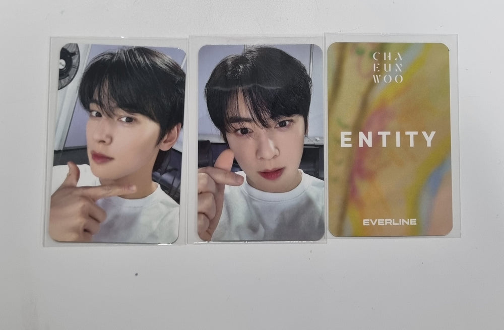 CHA EUN-WOO (Of ASTRO) "ENTITY" - Everline Lucky Draw Event Photocard [24.3.20] - HALLYUSUPERSTORE