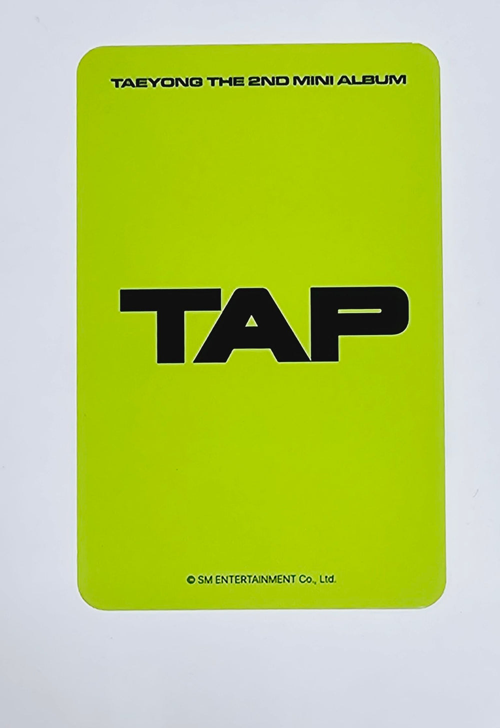 TAEYONG "TAP" 2nd Mini - Everline Lucky Draw Event Photocard Round 2 [24.3.20] - HALLYUSUPERSTORE