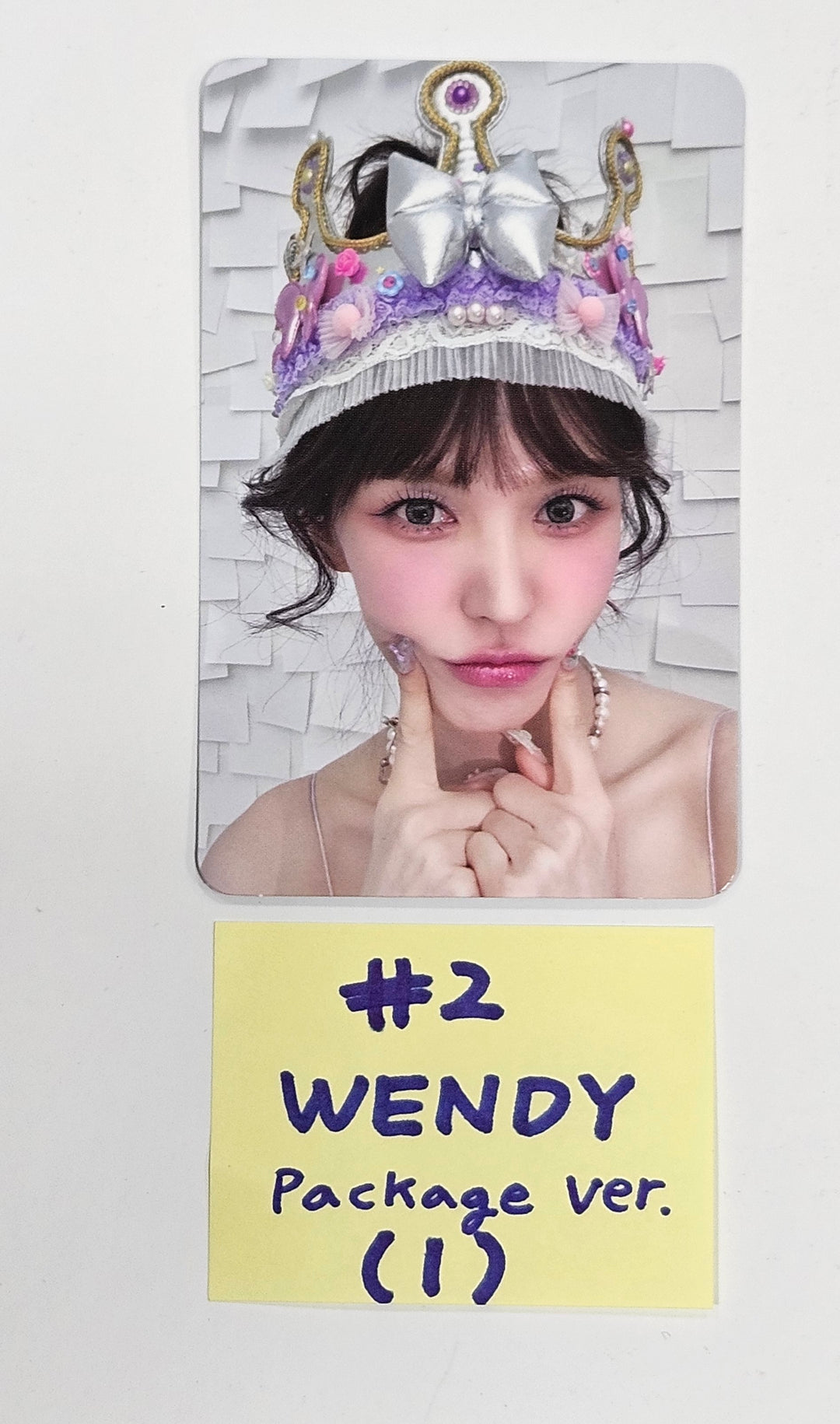 Wendy (Of Red Velvet) "Wish You Hell" - Official Photocard [Package Ver.] [24.3.21] - HALLYUSUPERSTORE