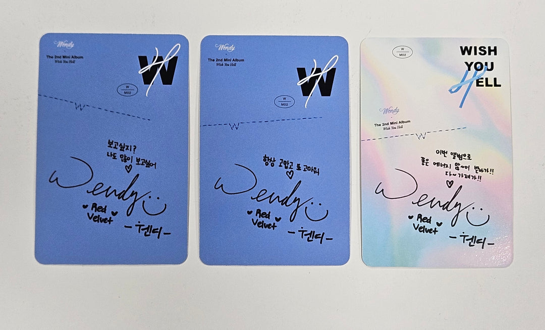 Wendy (Of Red Velvet) "Wish You Hell" - Official Photocard [Package Ver.] [24.3.21] - HALLYUSUPERSTORE