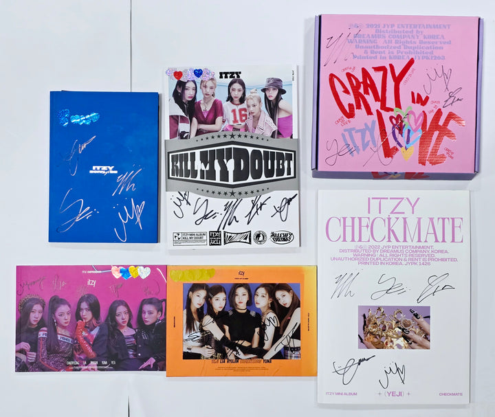 Itzy - Hand Autographed(Signed) Promo Album [24.3.25] - HALLYUSUPERSTORE