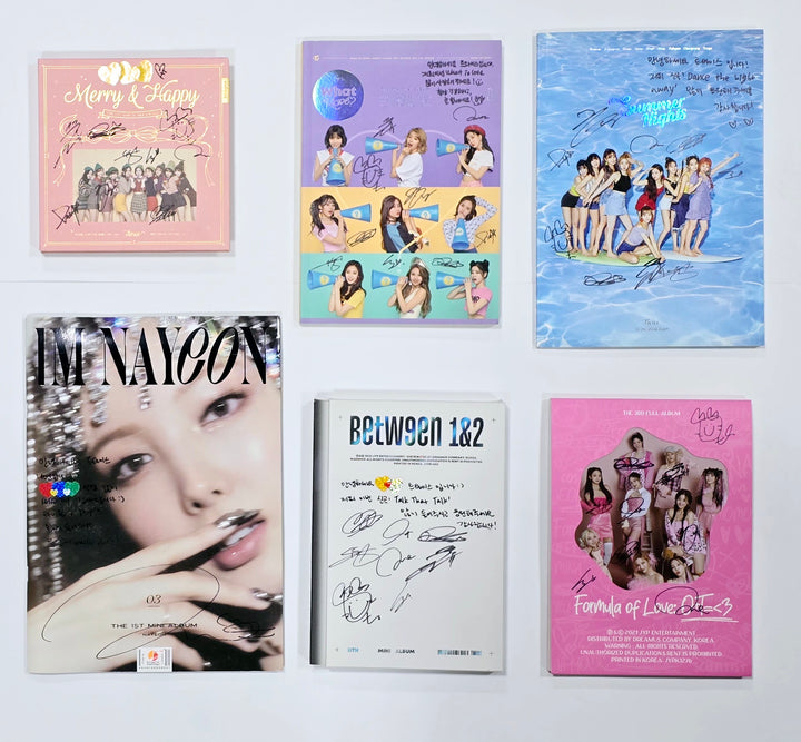 Twice, Nayeon (of Twice) - Hand Autographed(Signed) Promo Album [24.3.25] - HALLYUSUPERSTORE