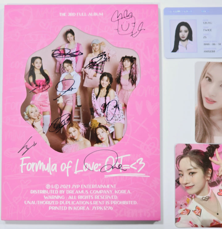 Twice, Nayeon (of Twice) - Hand Autographed(Signed) Promo Album [24.3.25] - HALLYUSUPERSTORE