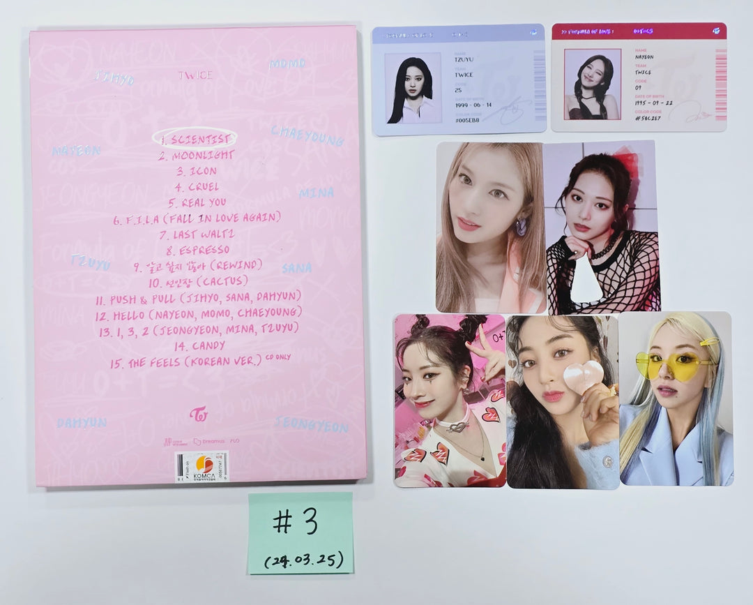 Twice, Nayeon (of Twice) - Hand Autographed(Signed) Promo Album [24.3.25] - HALLYUSUPERSTORE