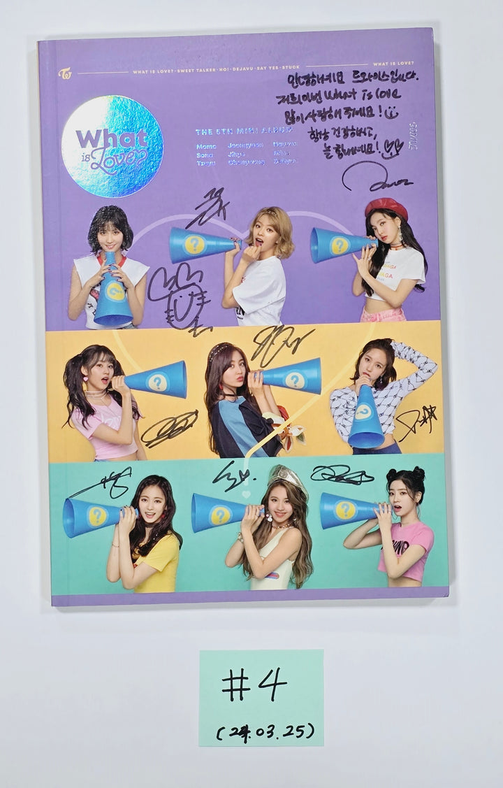 Twice, Nayeon (of Twice) - Hand Autographed(Signed) Promo Album [24.3.25] - HALLYUSUPERSTORE