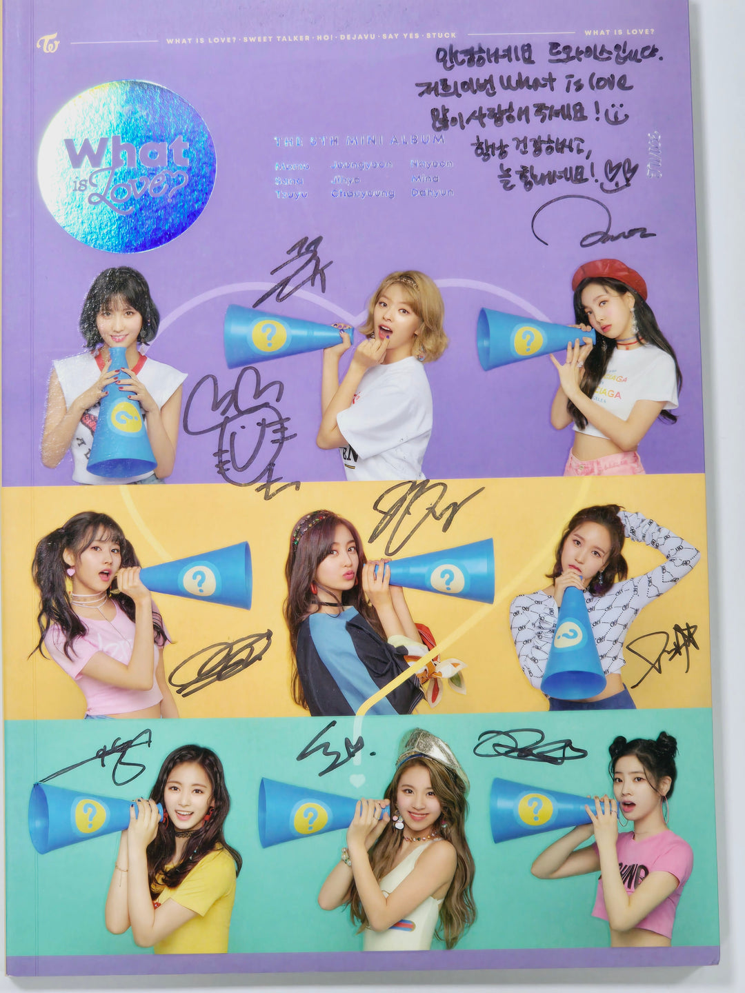 Twice, Nayeon (of Twice) - Hand Autographed(Signed) Promo Album [24.3.25] - HALLYUSUPERSTORE