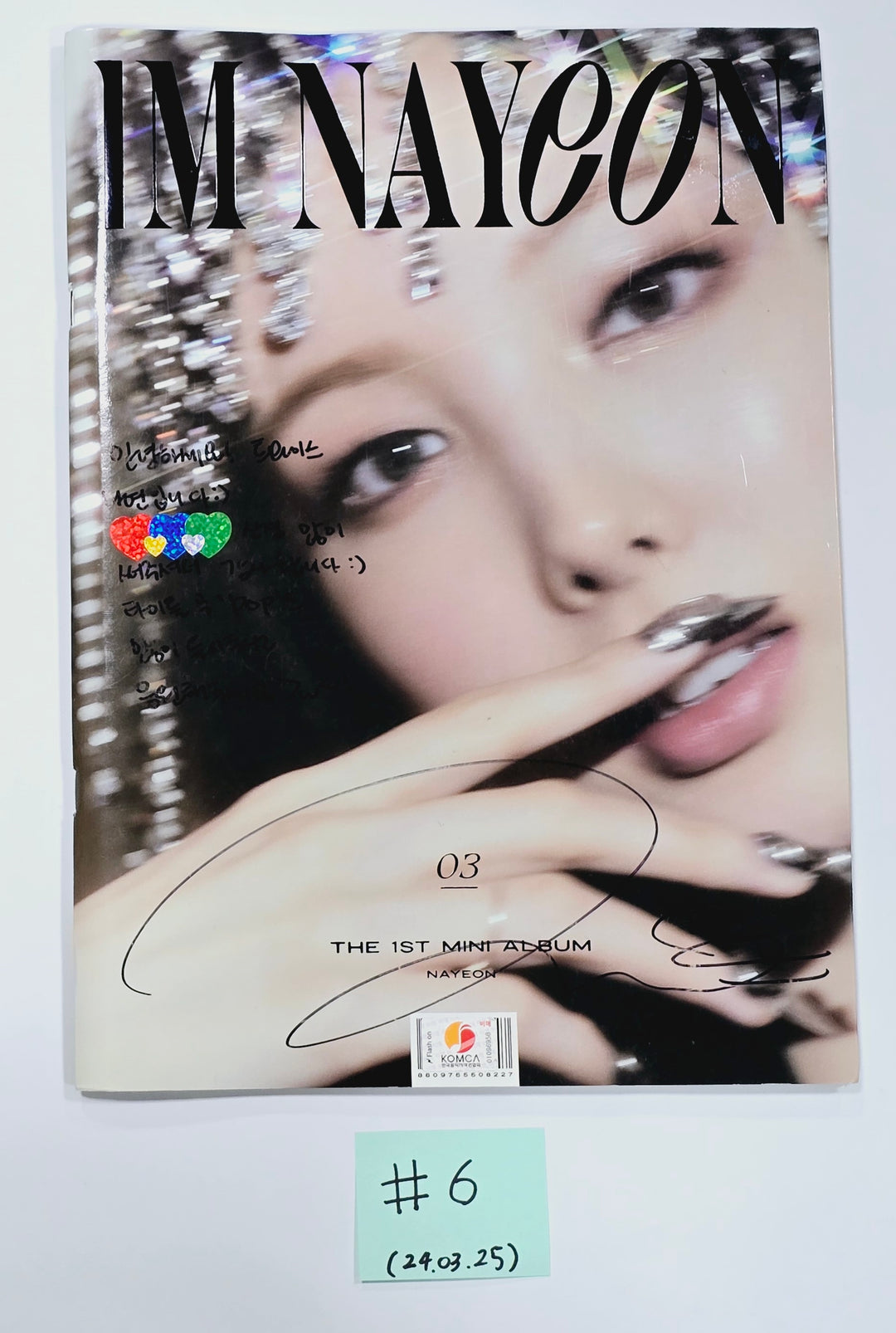 Twice, Nayeon (of Twice) - Hand Autographed(Signed) Promo Album [24.3.25] - HALLYUSUPERSTORE