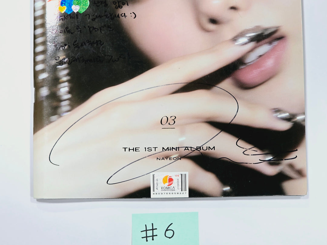 Twice, Nayeon (of Twice) - Hand Autographed(Signed) Promo Album [24.3.25] - HALLYUSUPERSTORE