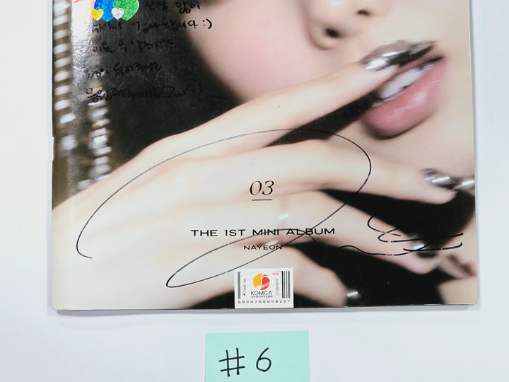 Twice, Nayeon (of Twice) - Hand Autographed(Signed) Promo Album [24.3.25] - HALLYUSUPERSTORE