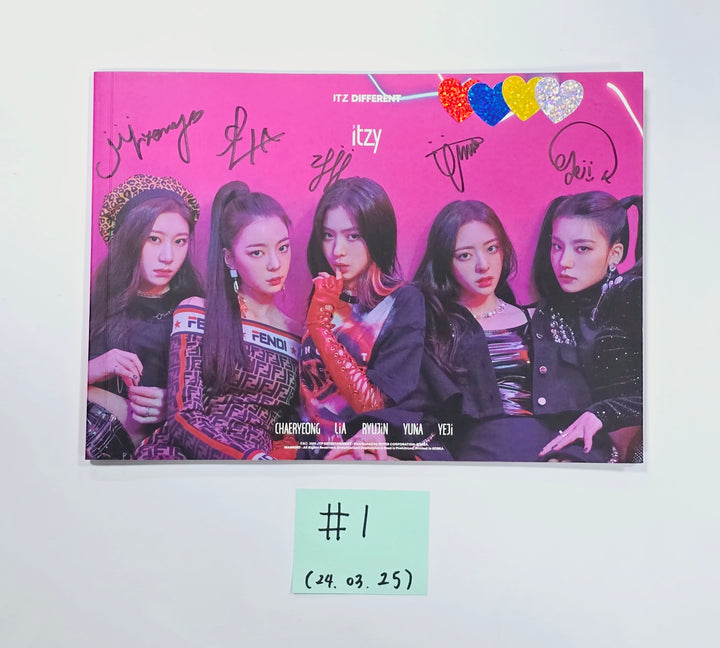 Itzy - Hand Autographed(Signed) Promo Album [24.3.25] - HALLYUSUPERSTORE