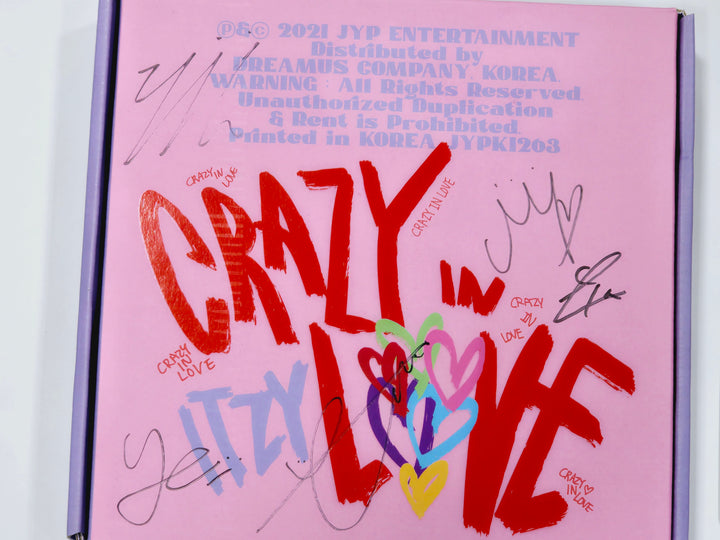 Itzy - Hand Autographed(Signed) Promo Album [24.3.25] - HALLYUSUPERSTORE