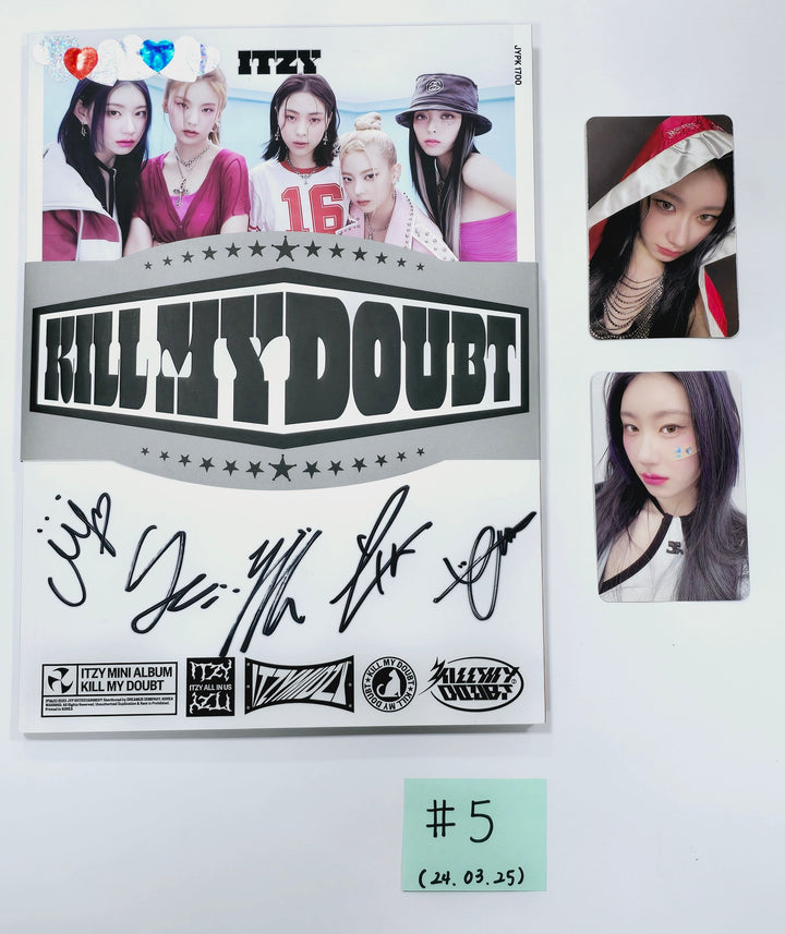 Itzy - Hand Autographed(Signed) Promo Album [24.3.25] - HALLYUSUPERSTORE